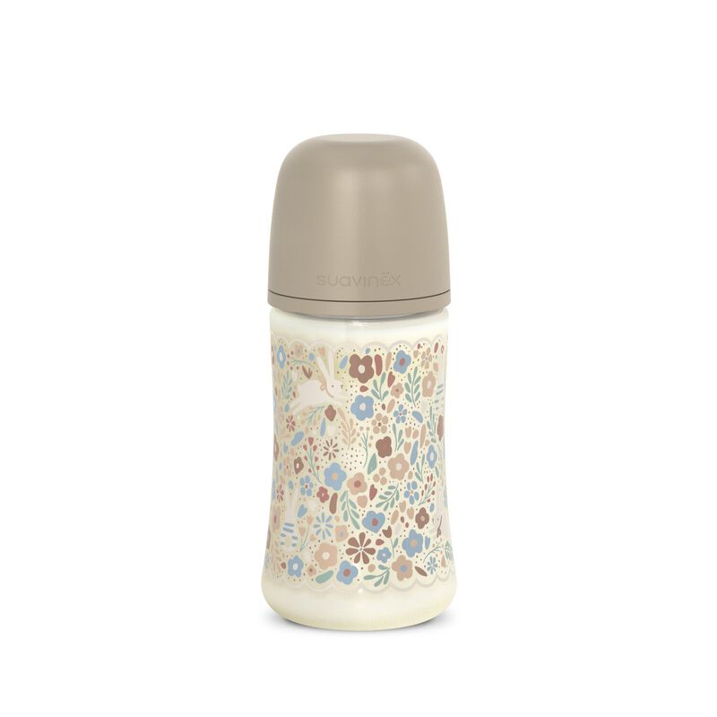 Babyflasche aus Polyamid mit Sauger SX Pro 270 ml Durchfluss M Wonderland - Beige