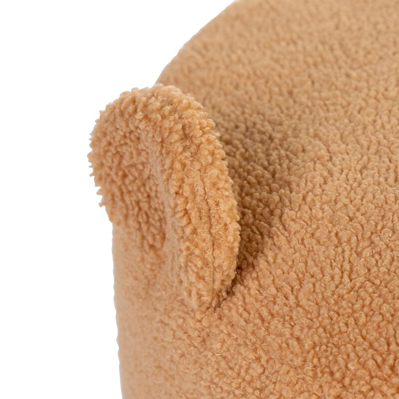 Pouf Teddy marron