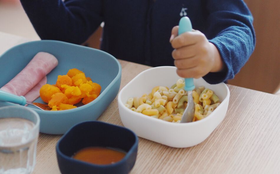 Lot de 3 bols silicone gigogne night blue