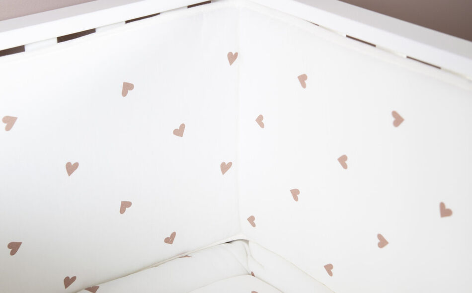 Tappetino box/Lettino 75x95 jersey cuori 