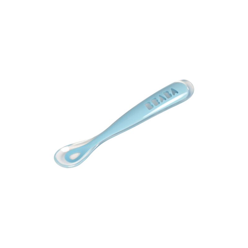 1st Stage Silicone Spoon blue