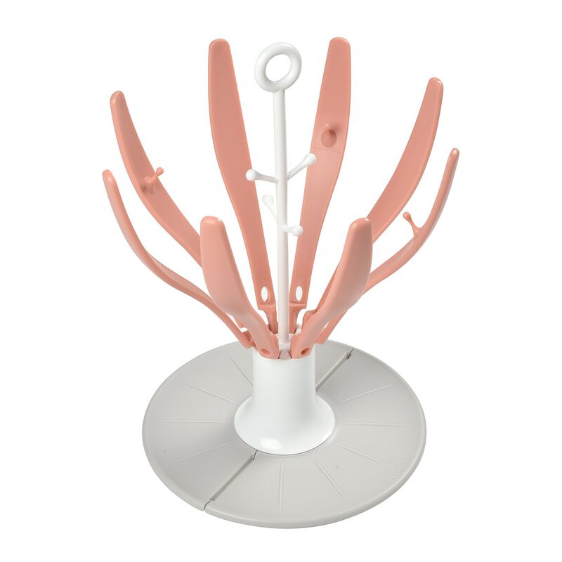 Egoutte-biberons pliable Flower Rose