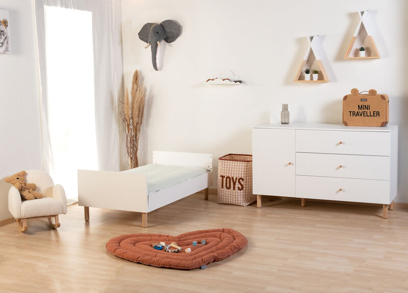 Commode 4 tiroirs Wonder white