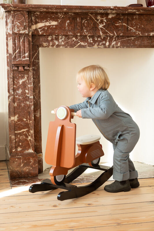 Scooter A Bascule - MDF - Rouille Noir
