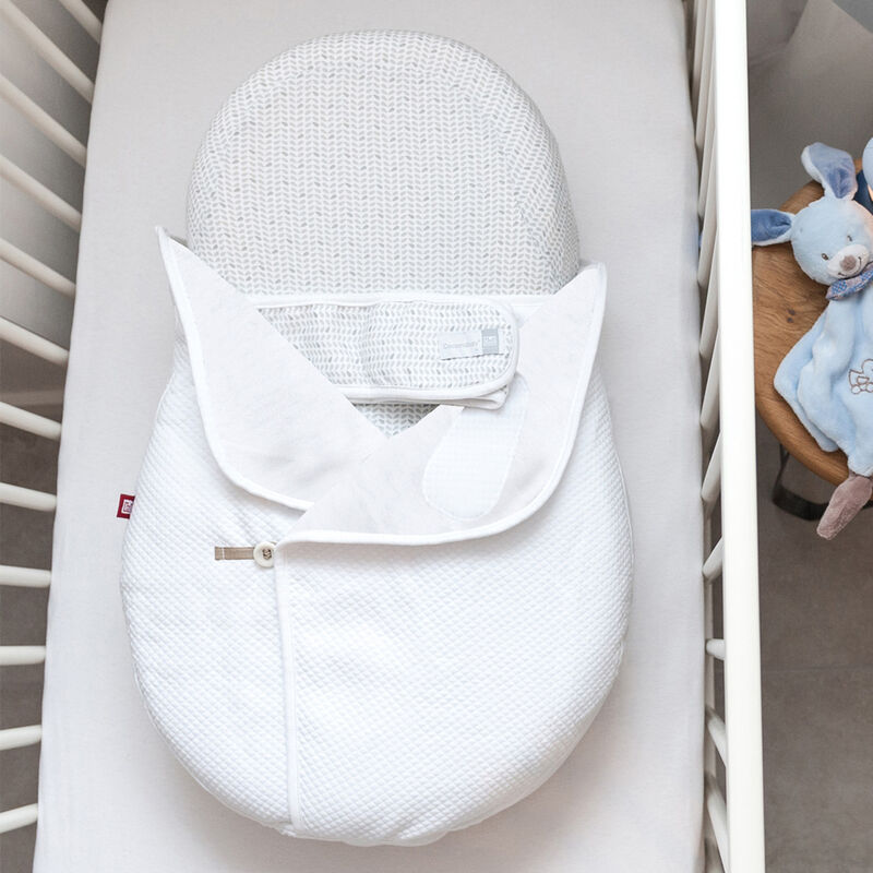 Cocoonacover&trade; fleur de coton&reg; ouatin&eacute;e Blanc