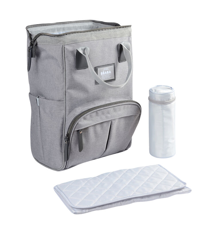 Wellington Diaper Bag heather grey 2