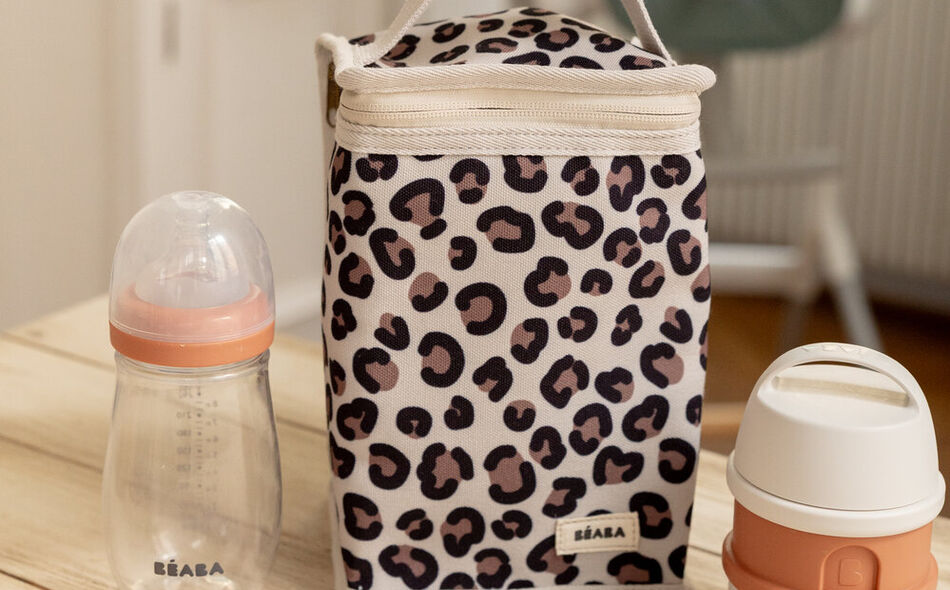 Bolsa aislante para el almuerzo - Leopard clay