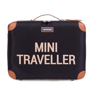 Mini Traveller Kids Suitcase - Black Gold