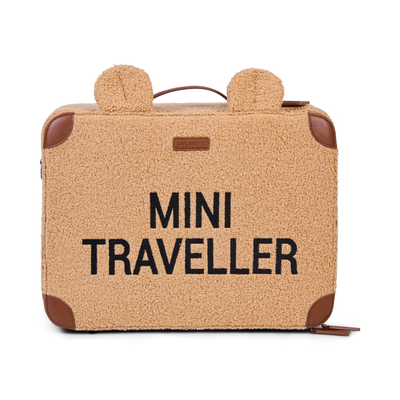 Mini Traveller Kinderkoffer - Teddy Braun