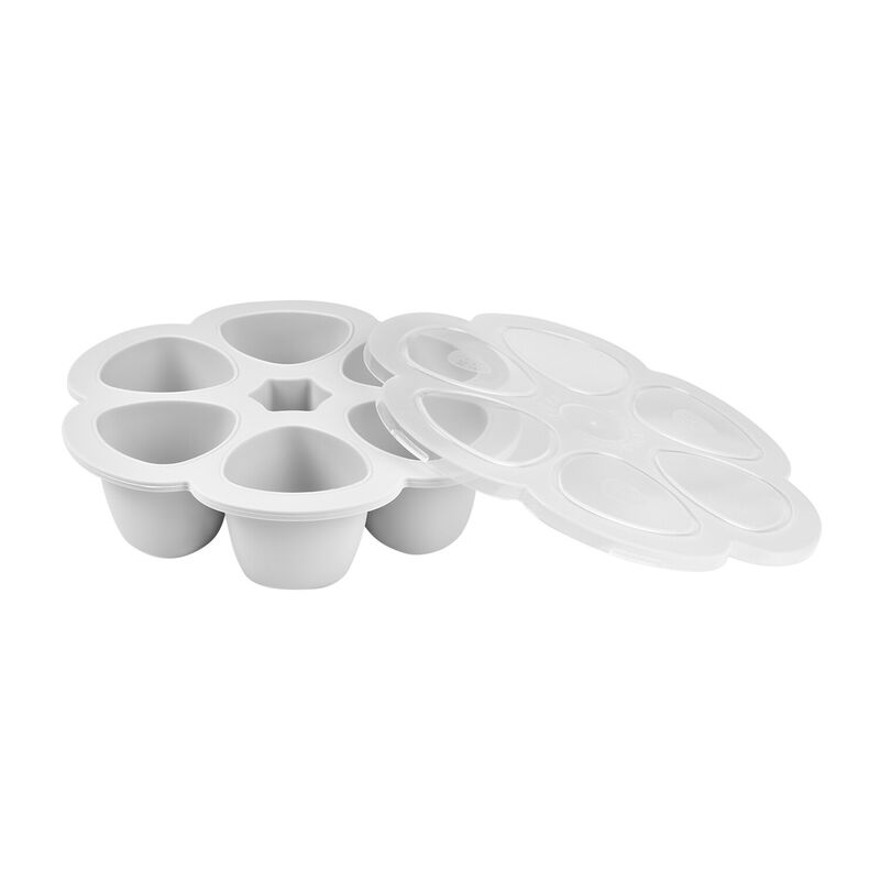 Moule multiportions silicone 6X90ml Gris clair