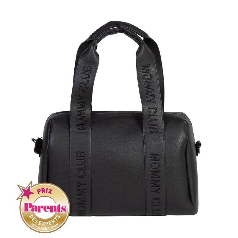 Mommy Club Nursery Bag Mommy bag Nappy Bag  - Simili Leather Black 