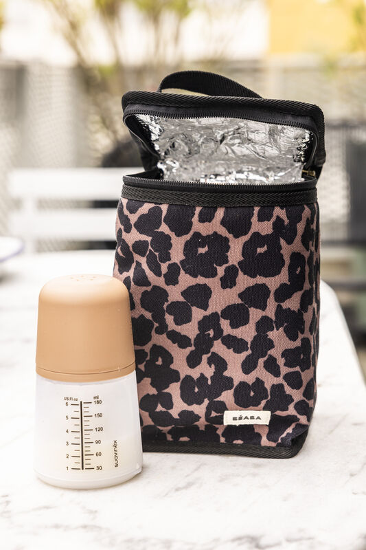 Insulated lunch pouch - Leopard