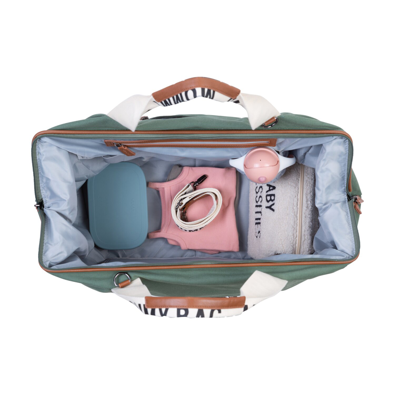 Mommy Bag ® Sac A Langer - Signature - Toile - Vert (Childhome) - Image 3