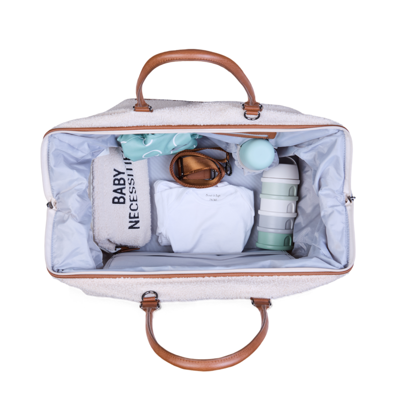 Mommy Bag ® Sac A Langer - Teddy Ecru (Childhome) - Image 10