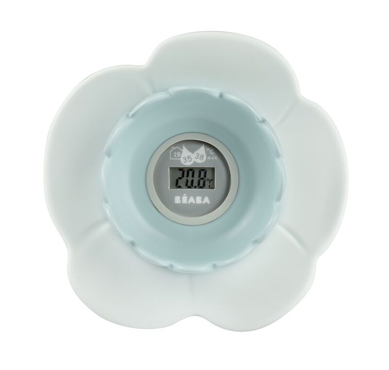 Lotus bath thermometer green blue 1