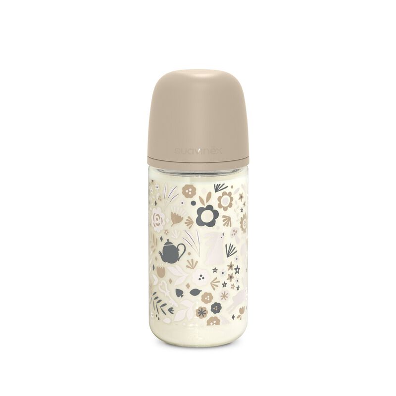 Babyflasche aus Glas 240ml mit Sauger SX Pro M Wonderland