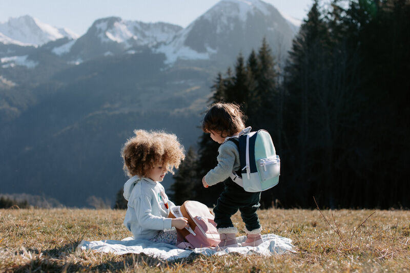 Baby backpack Faro MATCHA LATTE