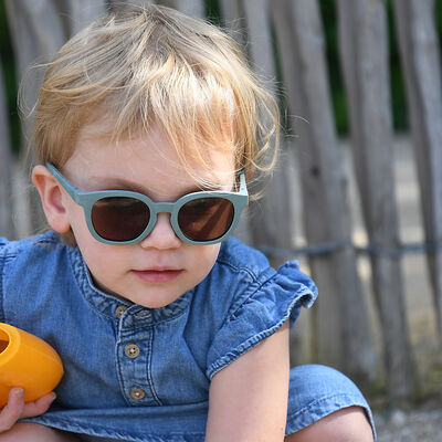 Lunettes 2-4 ans Square Bright Vert fum&eacute;