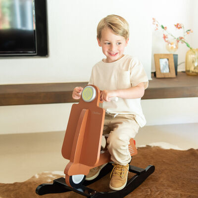 Scooter A Bascule - MDF - Rouille Noir