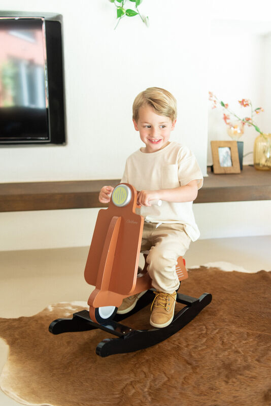 Scooter A Bascule - MDF - Rouille Noir