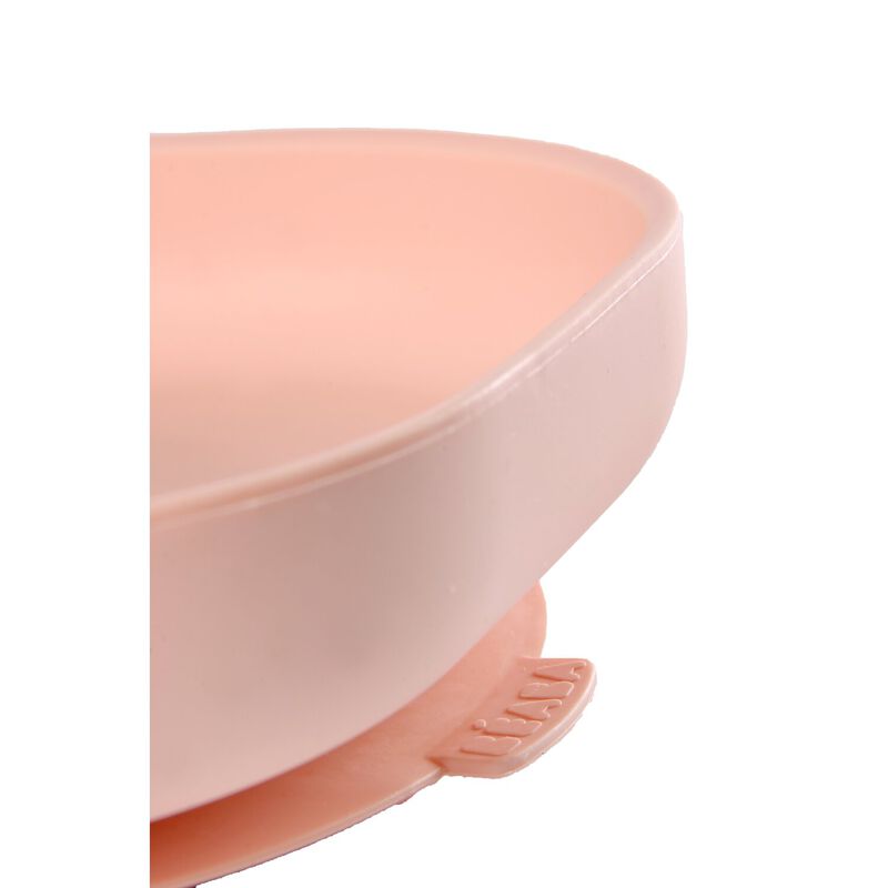 Silicone Suction Plate light pink