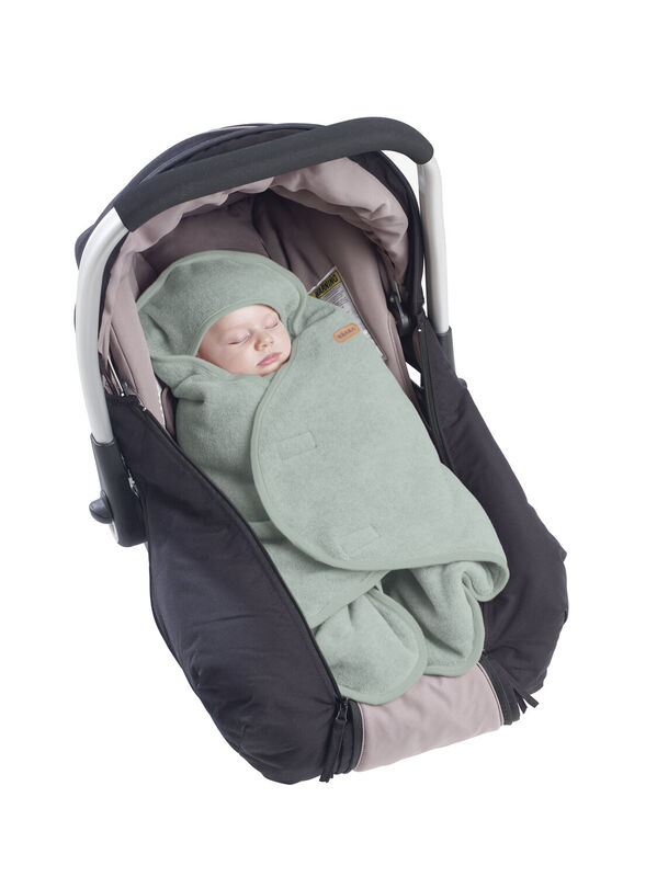 Babynomade&reg; double fleece sage green