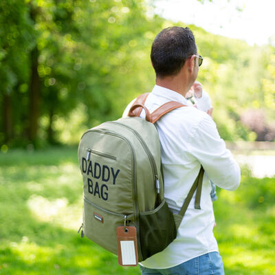 Daddy Bag Sac A Dos &Agrave; Langer - Toile - Kaki