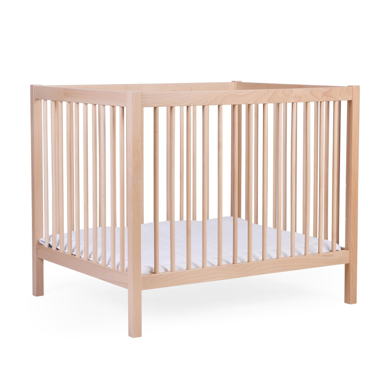 Parc 97 + Roues - 95x75 Cm - Bois - Naturel