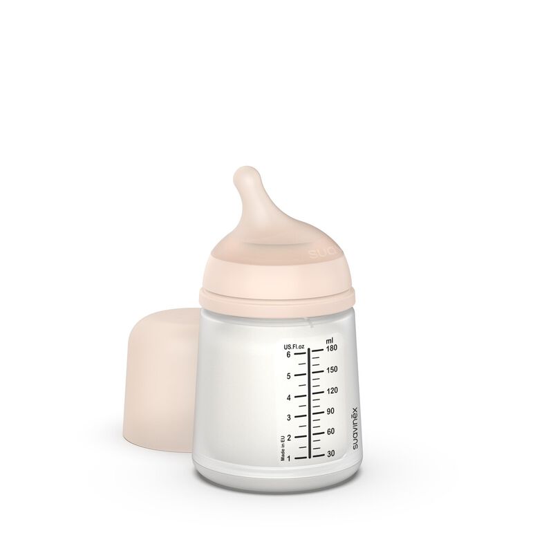 ZERO.ZERO 180 ml anti-colic feeding bottle - Special for breastfeeding