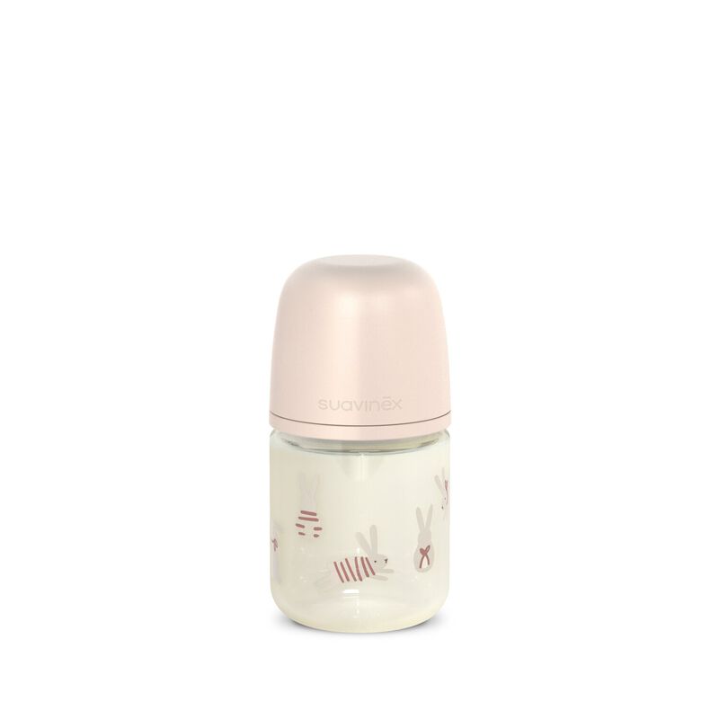 Biberon en verre avec t&eacute;tine SX Pro 120 ml d&eacute;bit S Wonderland