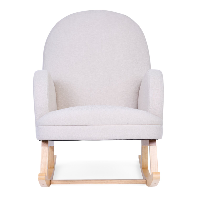 Schaukelstuhl - Leinen - Beige