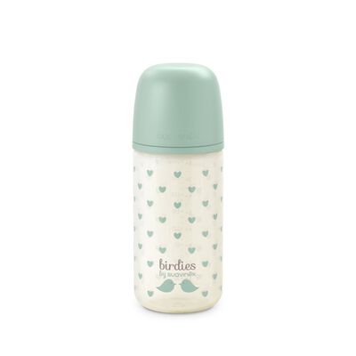 Biberon verre 240ml t&eacute;tine SX Pro S Birdies