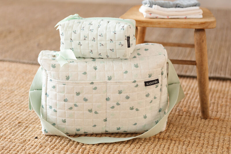 Sac de maternit&eacute; Baby Care &ndash; Birdies Vert 