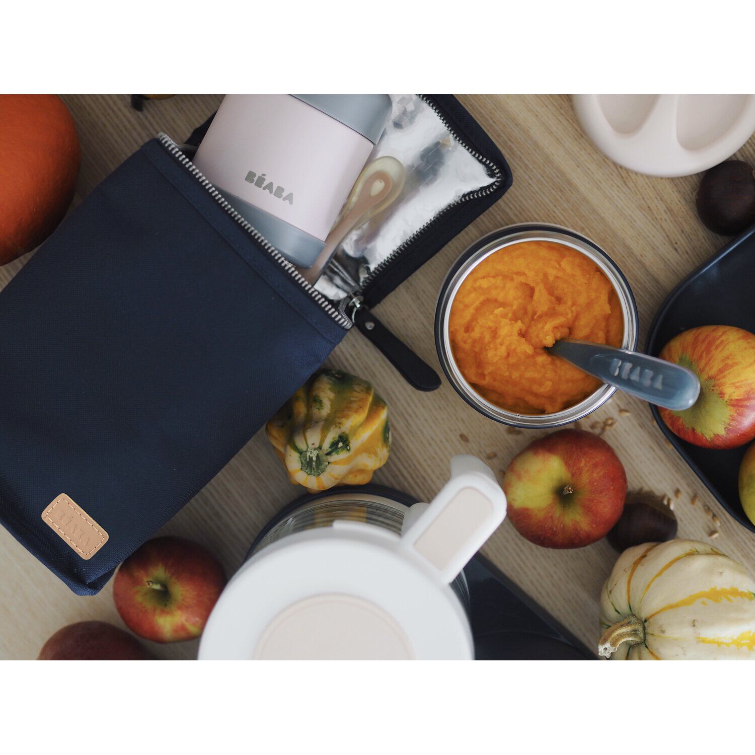 Pochette repas isotherme dark blue BEABA