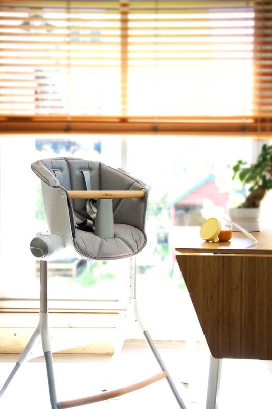 Up & Down High Chair white/grey