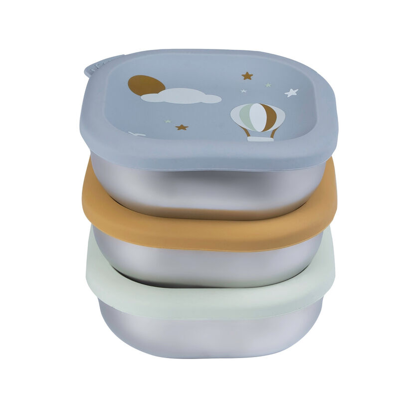 Contenitori pasto in acciaio inox per microonde e utilizzo multiplo - Adventure
