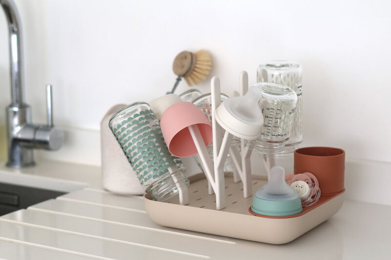 Forest draining rack Removable rods Easy to store - Terracotta/Clay