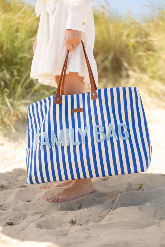 Family Bag - Righe Blu