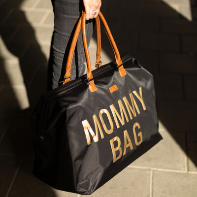Childhome Mommy Bag - Oro/Negro