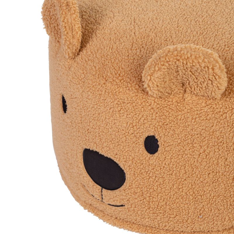 Pouf Teddy marron