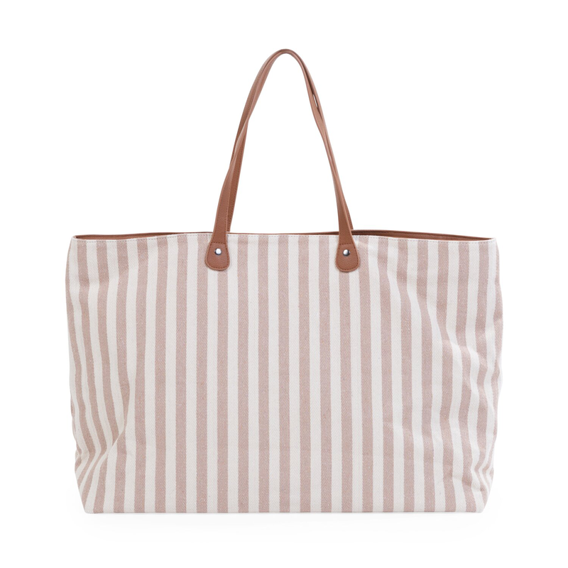 Family Bag - Righe Nude/Terracotta