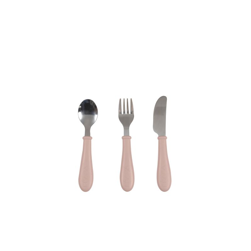 Set di posate in acciaio inox - 3 pezzi - Cotton Candy
