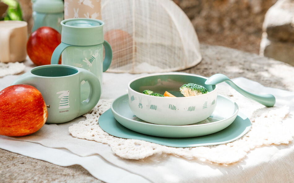Essensset +6m - Bunny Green