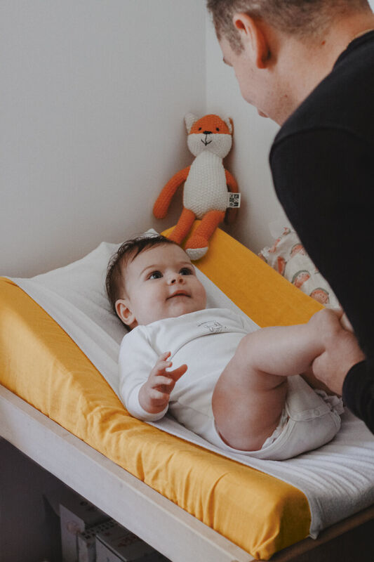Housse Sofalange&reg; avec serviette &eacute;ponge amovible Miel