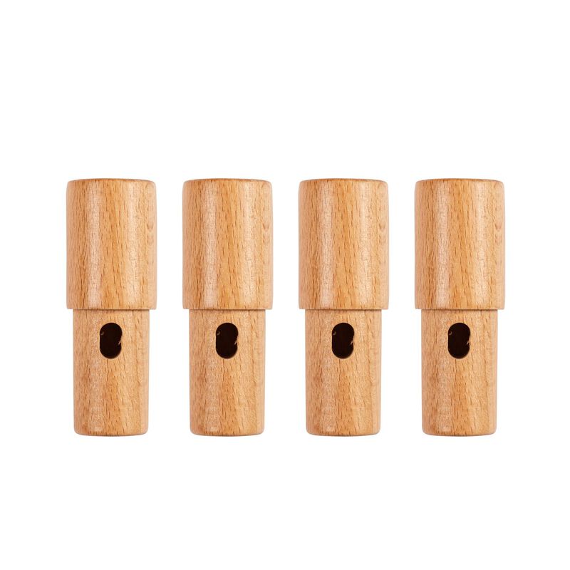 Pieds en bois pour si&egrave;ge enfant Evolu - Naturel