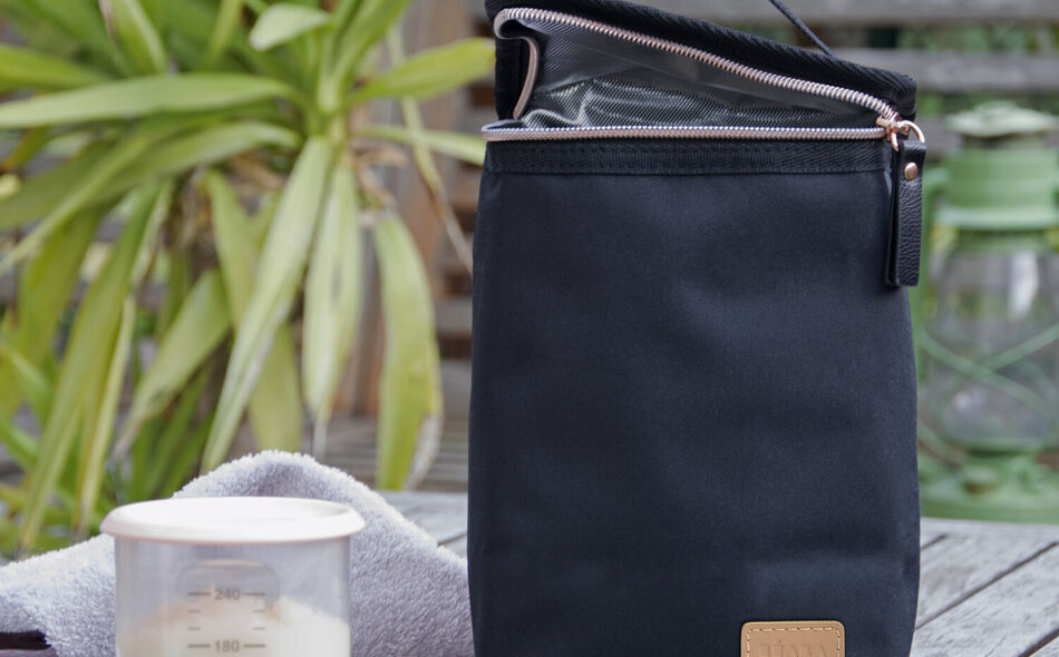 Isothermal Meal Pouch 2.8L - Black/ Pink Gold