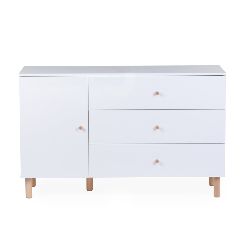Commode 4 tiroirs Wonder white