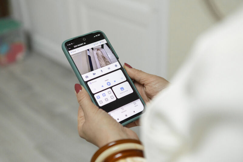 Ecoute b&eacute;b&eacute; vid&eacute;o Zen Smart AI - Blanc
