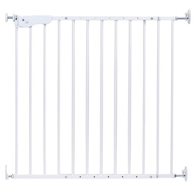 Supra Barriere De Porte/Escalier - 75-110 Cm - M&eacute;tal - Blanc