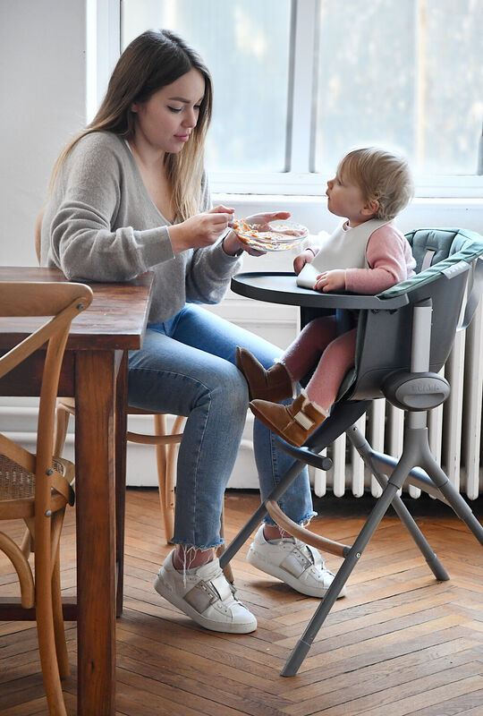 Up & Down High Chair dark grey